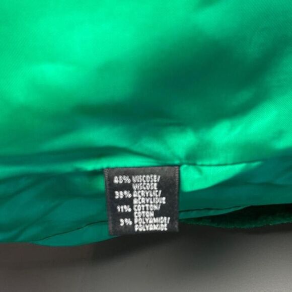 Lafayette 148 Women's Shamrock Green Tweed Blazer Suit Jacket Career Size 12 - Picture 4 of 4